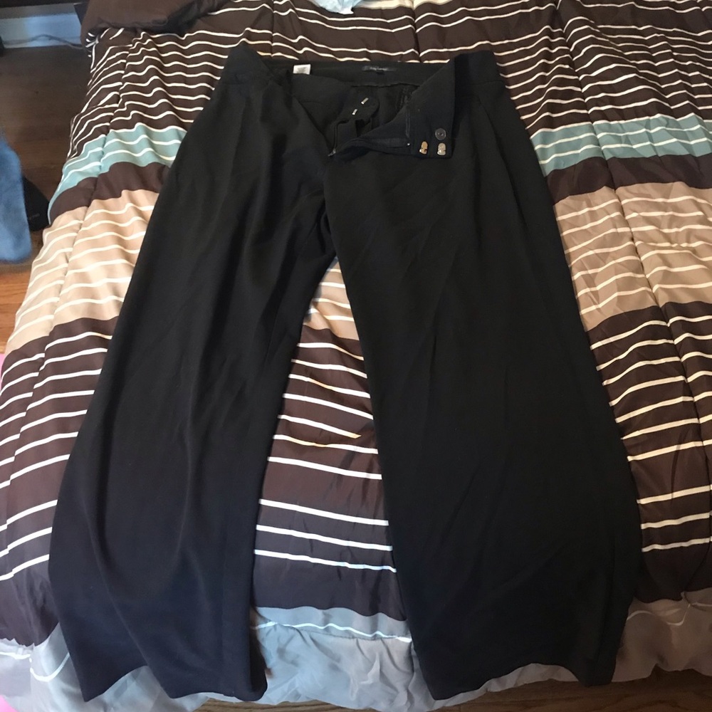 Wide leg dress pants